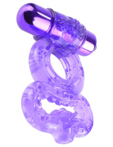 Fantasy Infinity Super Ring Vibrating Cockring in Purple Cock Rings Vibrating