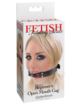 Fetish Fantasy Beginners Open Mouth Gag Black Intimacy Toy Gags