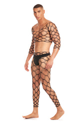 Future Mode Black 3pc Men's Briefs Set Large XL Nylon Spandex Mens Briefs