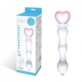 Glas Sweetheart (Pink) – Curved Glass Dildo 8 Inch Default Title DONGS Glass