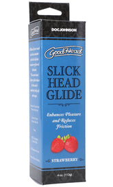Goodhead Slick Head Strawberry Flavored Lubricant 4 Oz Oral Gels & Sprays