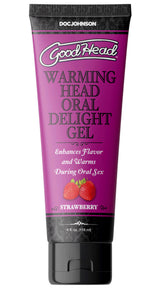 Goodhead Warming Oral Delight Gel Strawberry Flavor 4 Oz Oral Gels & Sprays