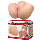 Crazybull Vivian (White) – Waterproof Vibrator Masturbator for Vagina and Anal Use White > Sex Toys For Men > Masturbators > Manual