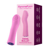 Hana Bullet Thumping Vibrator Pink Waterproof Adult Toy BULLETS