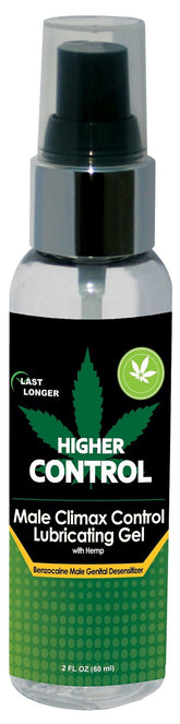 Higher Control Male Climax Control Lubricating Gel With Hemp ENHANCERS