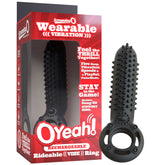 Oyeah Rechargeable Silicone Rideable Vibe Ring – Premium Silicone Vibrating Ring Black > Cock Ring > Vibrating