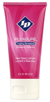 ID Pleasure 2oz Travel Tube Water Based Clitoral Lubricant Enhancers Female