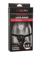 Universal Love Rider Adjustable Strap On Harness Black Black Black Harnesses & Strap-Ons