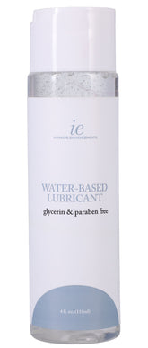 Intimate Enhancements Water-Based Lubricant Glycerin Free 4oz Water Based Lube