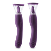 Inya Triple Delight Purple Suction Vibrator Toy Suction Stimulator