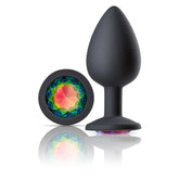 Cloud 9 Novelties Gems Jeweled Silicone Anal Plug - Large > Anal Range > Jewel Butt Plugs