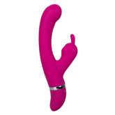 Foreplay Frenzy Bunny Kisser Vibrator 8 Inches Pink VIBRATORS-RABBIT