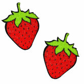 Juicy Strawberry Glitter Nipple Cover Pasties for Women Pasties