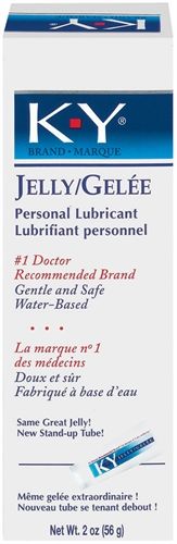 KY Jelly Water-Based Personal Lubricant Tube 2 Fl Oz Cream Water Based Lube