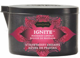 Kama Sutra Ignite Strawberry Dreams Massage Candle 6 Oz Oil Massage Oil