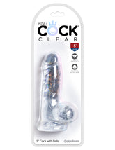 King Cock Clear 5 Inch With Balls – Realistic Dildo Toy Dildos & Dongs
