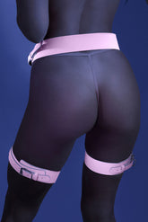 Light Pink Adjustable Leg Harness One Size Sexy Lingerie Harnesses & Strap-Ons