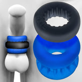 Ultracore Core Ballstretcher with Axis Ring in Blue Ice Blue One Size Ball Stretcher