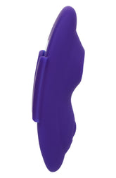Lock-N-Play Remote Suction Panty Teaser with Vibrations Purple BULLETS