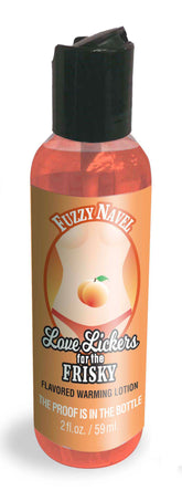 Love Lickers Fuzzy Navel Edible Warming Massage Oil 1.76 oz Orange Massage Oil