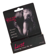 Lust Female Arousing Cream for Her 0.5 Oz Intense Pleasure Enhancers Female