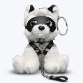 Max The Fetish Pup Keychain with Vegan Leather Mask and Collar Gag Gifts & Novelties