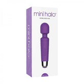 Mini Halo Amethyst Wireless Wand Massager with 20 Speeds Electric Massager
