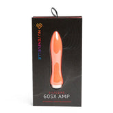 Nu Sensuelle Silicone Coral Bullet Vibrator with 12 Functions 5 Inches Orange BULLETS & EGGS