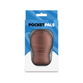 NS Novelties Pocket Pals (Brown) – Textured Mouth Stroker Sleeve Strokers - Manual
