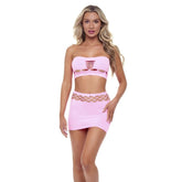 Net Worth Bandeau Two Piece Swim Set > Clothes > Bra Sets