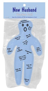 New Husband Voodoo Doll Party Game for Couples and Fun Nights Bachelor & Bachelorette Items