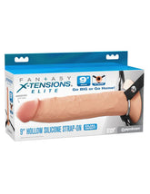 Fantasy X-Tensions Elite 9 Inch Hollow Strap-On (Light) – Silicone Strap-On Default Title Dildos & Dongs