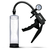 Pump Up Penis Pump (Clear) – Ergonomic Hand Pump with Gauge and Trigger Handle Penis Pump Pumps - Performance