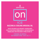 On Ice Buzzing Cooling Female Arousal Oil Ampoule by Sensuva Enhancers Female