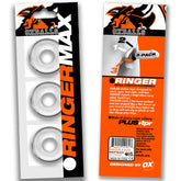 Oxballs Ringer Max 3 Pack Clear COCK RING Set