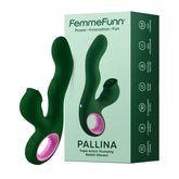 Pallina Triple Action Rabbit Vibrator Green G-Spot Stimulator VIBRATORS-RABBIT-MULTI