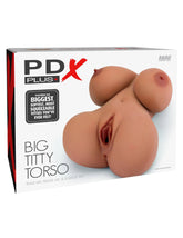 Pipedream Big Titty Torso Masturbator in Realistic Tan Color Assturbators
