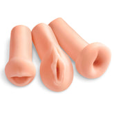 Pipedream Extreme Toyz All 3 Holes Masturbators Strokers - Manual