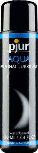 Pjur Aqua Water-Based Personal Lubricant 100ml Non-Staining Massage Oil
