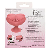 Posh Kiss Me Pink Handheld Clitoral Massager with Suction Base Suction Stimulator