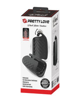 Pretty Love Black Glans Trainer Vibrating Toy Strokers - Auto