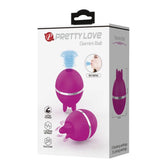 Pretty Love Gemini Ball Fuchsia Dual Function Adult Toy Suction Stimulator