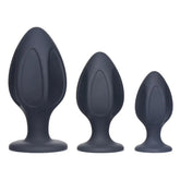 Triple Juicers (Black) – Silicone Anal Trainer Set with Suction Base > Anal Range > Butt Plug Kits