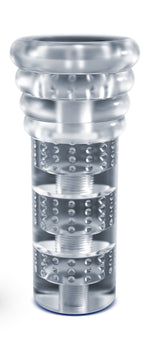 Rize Luz Clear Glow in the Dark Self-Lubricating Stroker Clear > Sex Toys For Men > Masturbators > Manual
