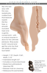 Realistic Pussy Footin Light Masturbation Sleeve Toy for Men Strokers - Manual