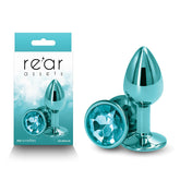 Rear Assets - Small - Teal Anal Toy 7.1cm x 3.2cm > Anal Range > Jewel Butt Plugs