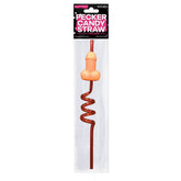 Reusable Strawberry Flavored Pecker Hard Lollipop Straw Party Supplies