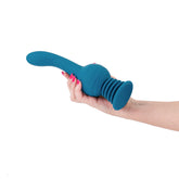 Revolution Earthquake Teal Adult Intimacy Toy with Rotating Motor ANAL TOYS