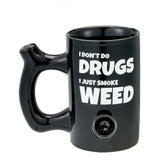 Roast and Toast Ceramic Mug With I Don't Do Drugs Quote Gag Gifts & Novelties