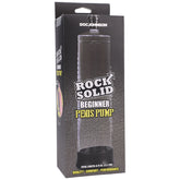Rock Solid Beginner Penis Pump (Black/Clear) – Slim Penis Pump Pumps